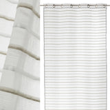 Visillo Quiet Poliester Blanco-gris 140 X 260 cm