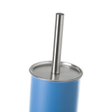 Escobillero Metal/pp Azul Claro 9,5 X 38,5 cm