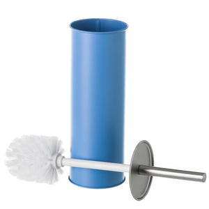 Escobillero Metal/pp Azul Claro 9,5 X 38,5 cm