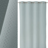 Cortina Opaca Point Poliester Verde 140 X 260 cm