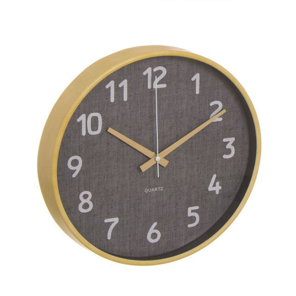 Reloj de Pared Marco Madera Negro 30 x 4cm