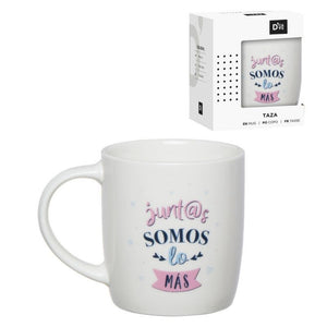 Taza Mug 350 Ml 'juntos Somos Lo Más' 8,3 X 8,3 10 Cm