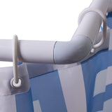 Barra de Ducha de Aluminio Blanca Modulable 80 x 6,6 x 2,2cm