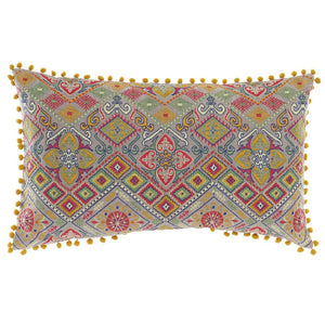 Cojin de Algodón Mandala Multicolor 35 x 60cm