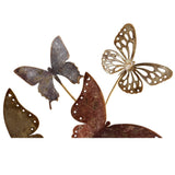 Decoración Pared de Mariposas de Metal 91,5 X 5 X 47 cm
