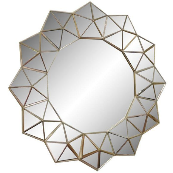 Espejo de PP Cristal Plateado 60 x 5 x 60 cm