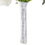 Bouquet Rosa Tela Plástico 20 X 20 X 28 cm