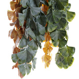 Set 2 Planta Artificial de Plástico Colgante 15 x 15 x 76cm