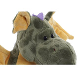 Peluche Dragon Verde de Poliester PP 37 x 36 x 32cm