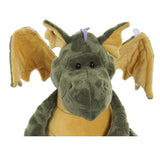 Peluche Dragon Verde de Poliester PP 37 x 36 x 32cm