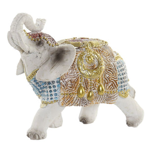 Figura Elefante Decape de Resina 11 x 6 x 10cm