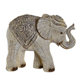 Figura Elefante de Resina Marrón