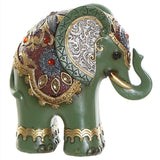 Figura Resina 5 X 13 X 14 cm Elefante