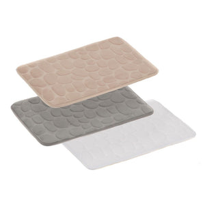 ALFOMBRA BAÑO MAT STONES MICROFIBRA 60 X 40 CM