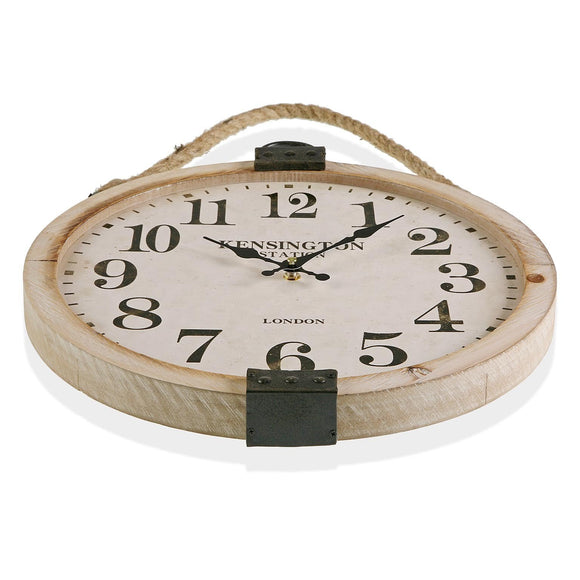 Reloj para Pared de Madera Kensington 40 x 4,5 x 47cm