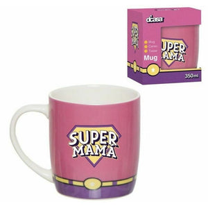 Taza Mug 350ml Super Mama 8,3 X 8,3 X 10 cm